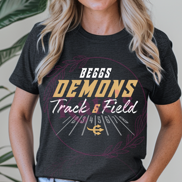 Beggs Demons Track and Field T-Shirt